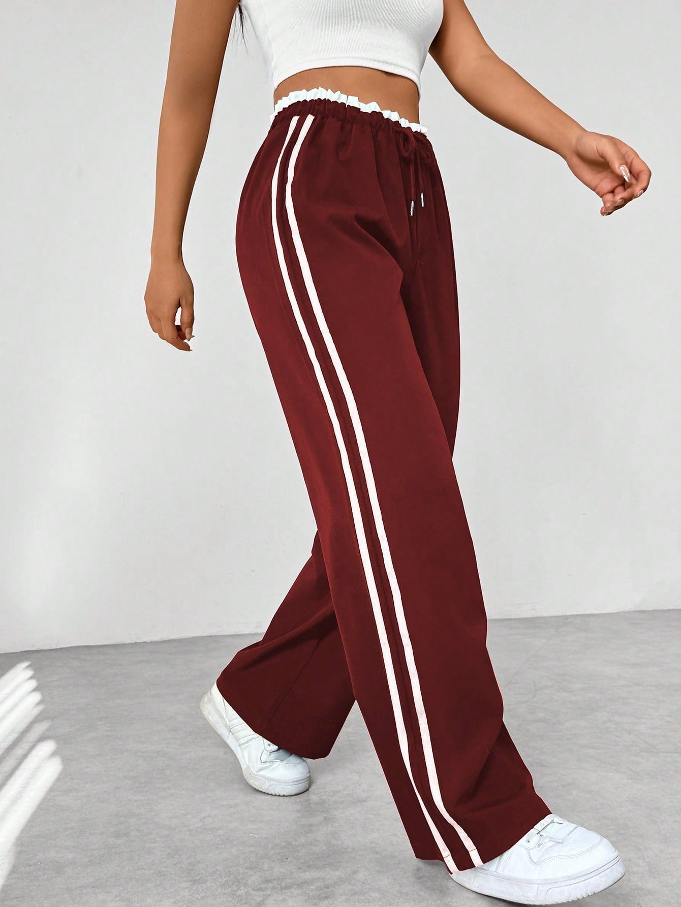 Luvo | Pantalon Large Femme – Style Sportif et Confortable