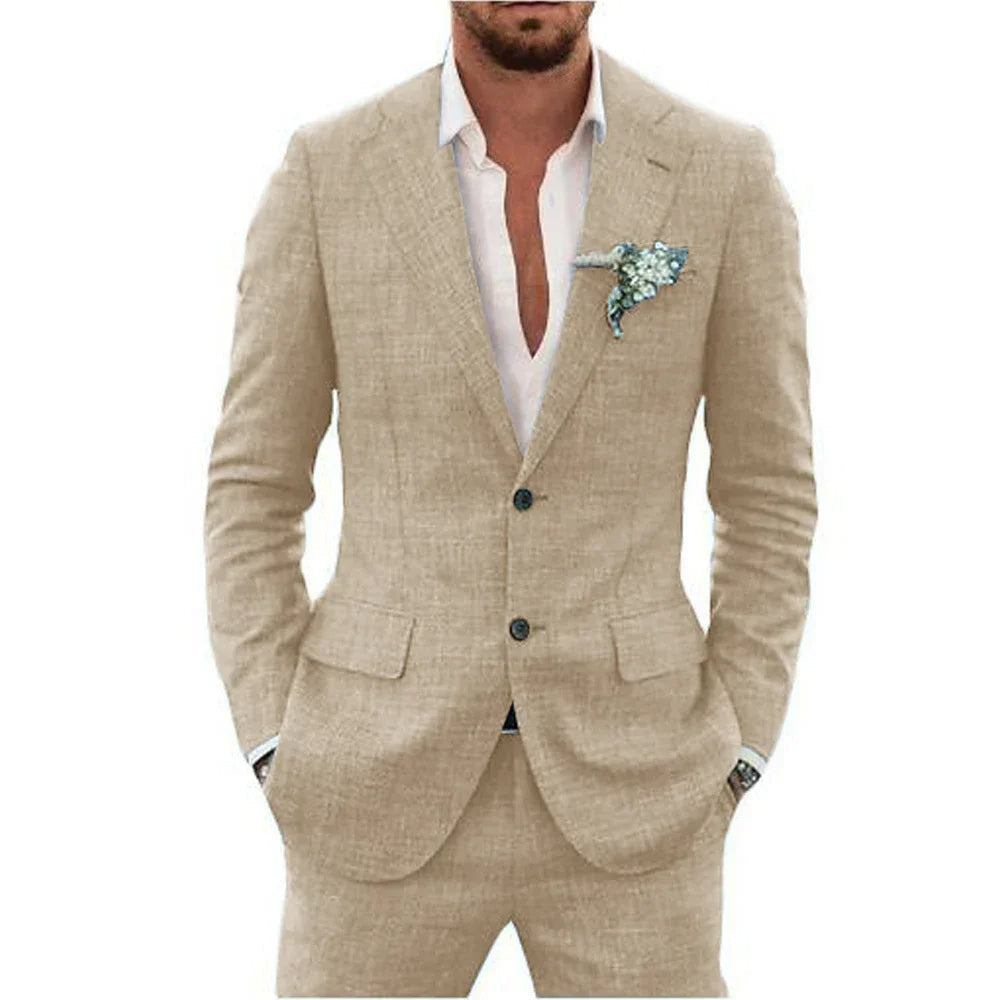 Luvo | Costume d'Été pour Homme – Coupe Slim Deux Pièces