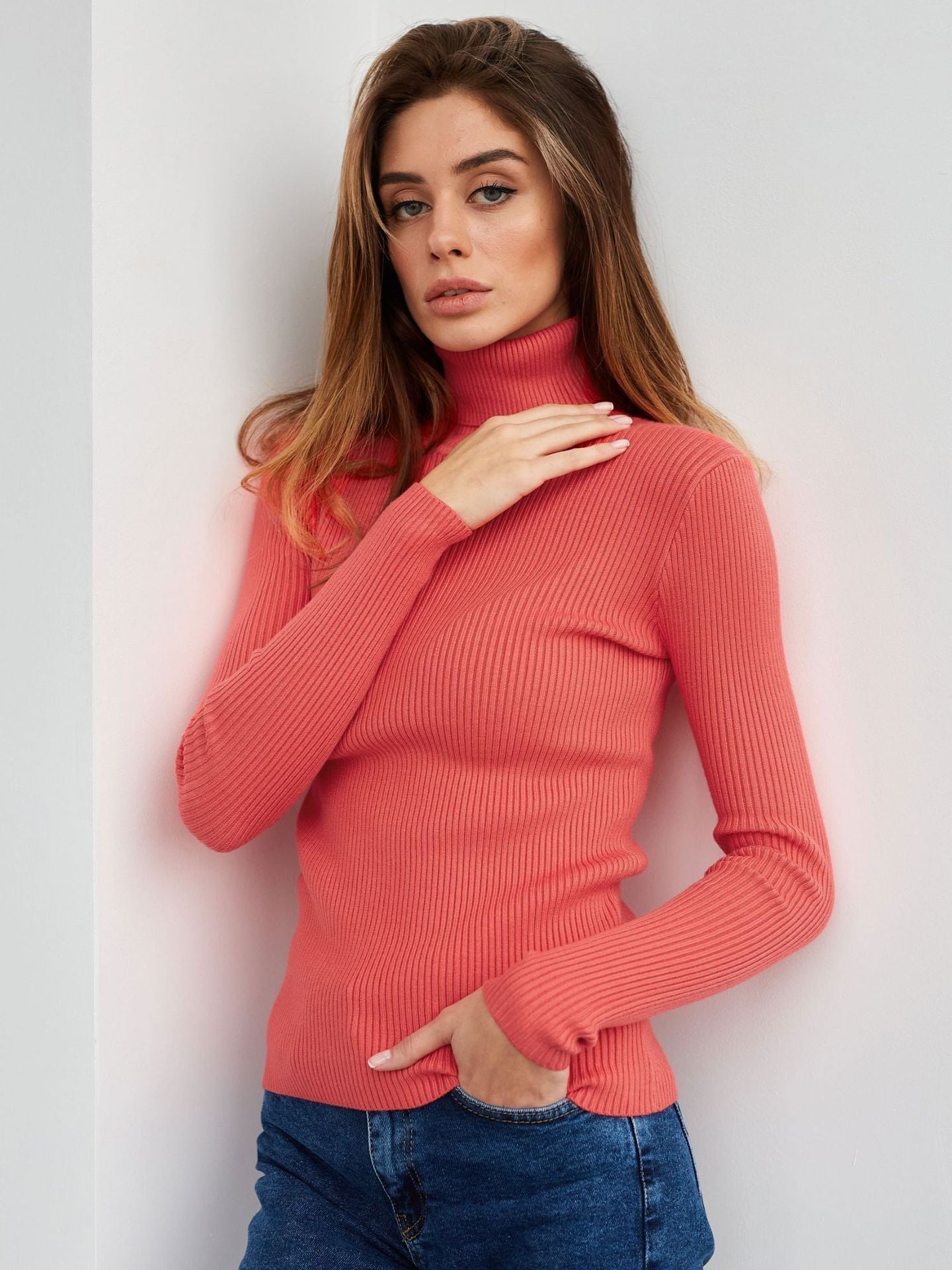 Luvo | Pull à col roulé pour femme - Décontracté