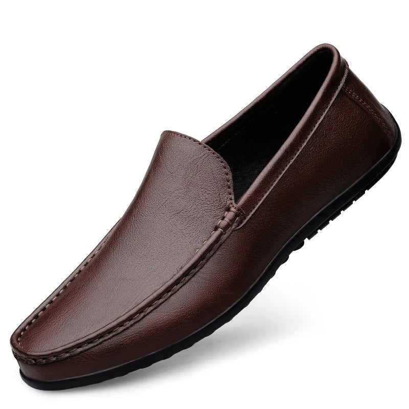 Luvo | Mocassins en Cuir Véritable – Élégance Classique et Confort