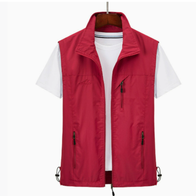Luvo | Gilet Sans Manches pour Homme – Extérieur & Fermeture Éclair
