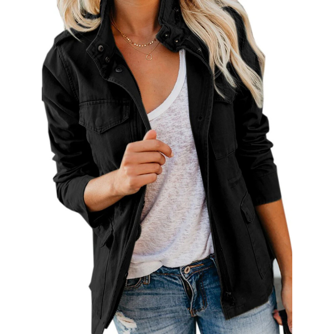 Luvo | Veste zippée contemporaine pour femme