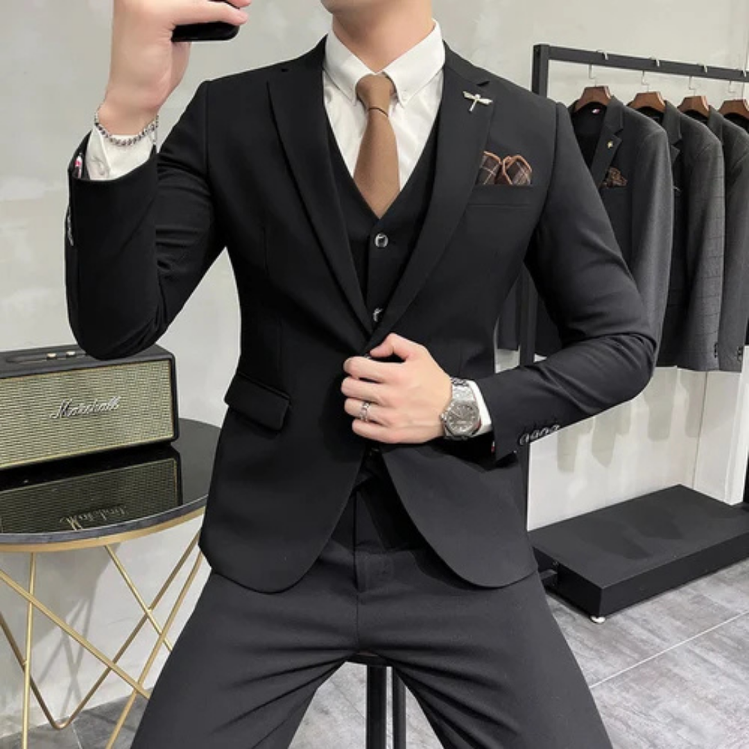 Luvo | Costume Business – 3 Pièces – Coupe Ajustée