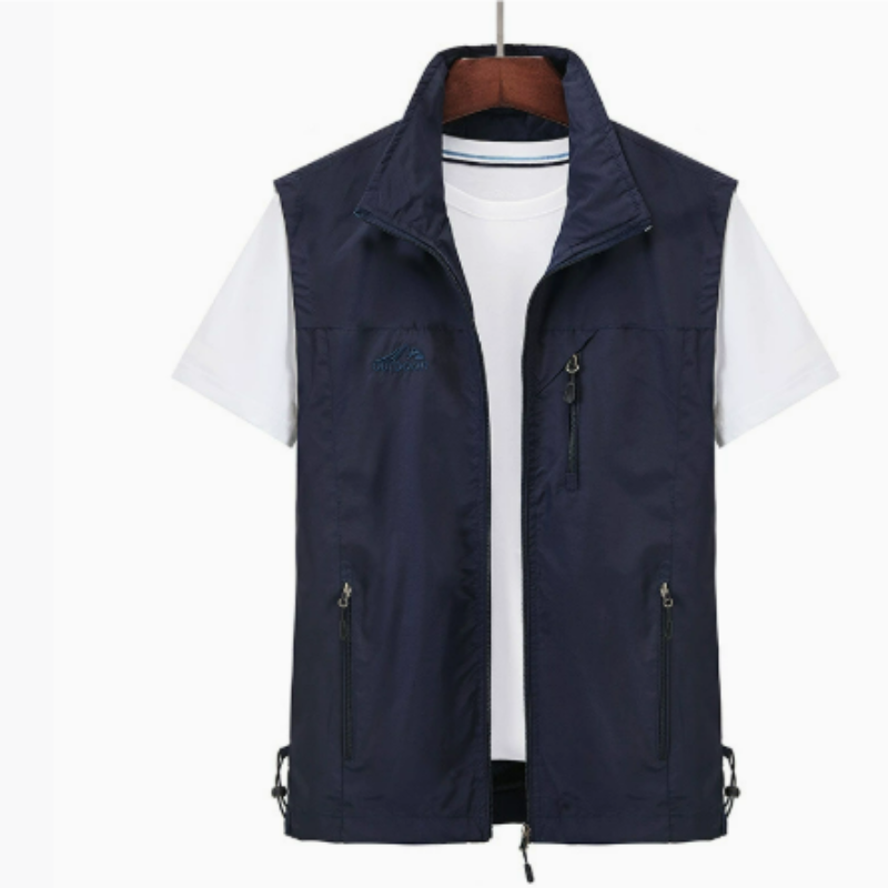 Luvo | Gilet Sans Manches pour Homme – Extérieur & Fermeture Éclair