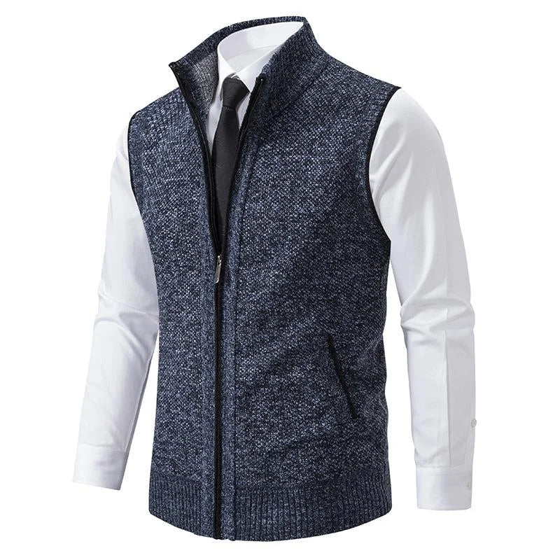 Luvo | Knitted Sleeveless Fleece Vest