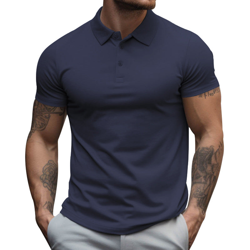Luvo | Polo Classique Homme – Manches Courtes & Couleurs Unies