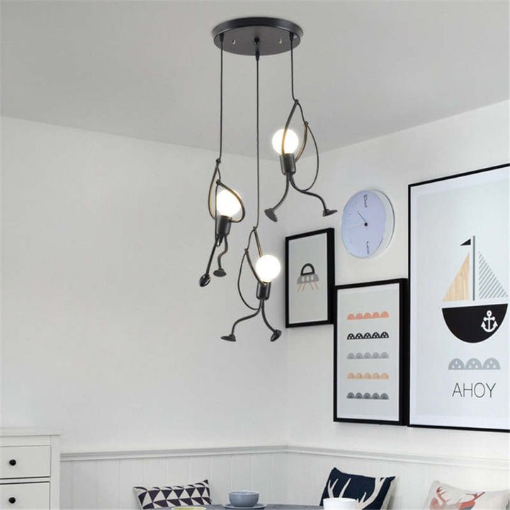 Luvo | Applique Murale Rétro – Design en Fer Style Iron Man