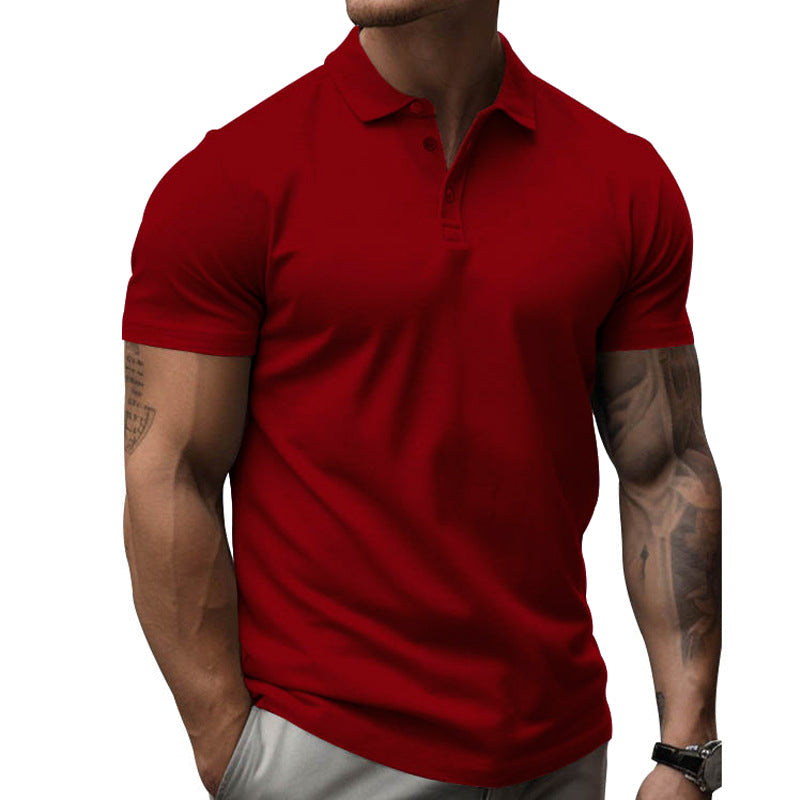 Luvo | Polo Classique Homme – Manches Courtes & Couleurs Unies