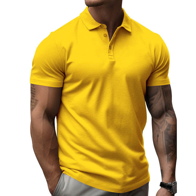 Luvo | Polo Classique Homme – Manches Courtes & Couleurs Unies