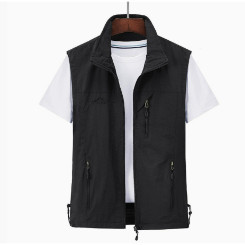 Luvo | Gilet Sans Manches pour Homme – Extérieur & Fermeture Éclair