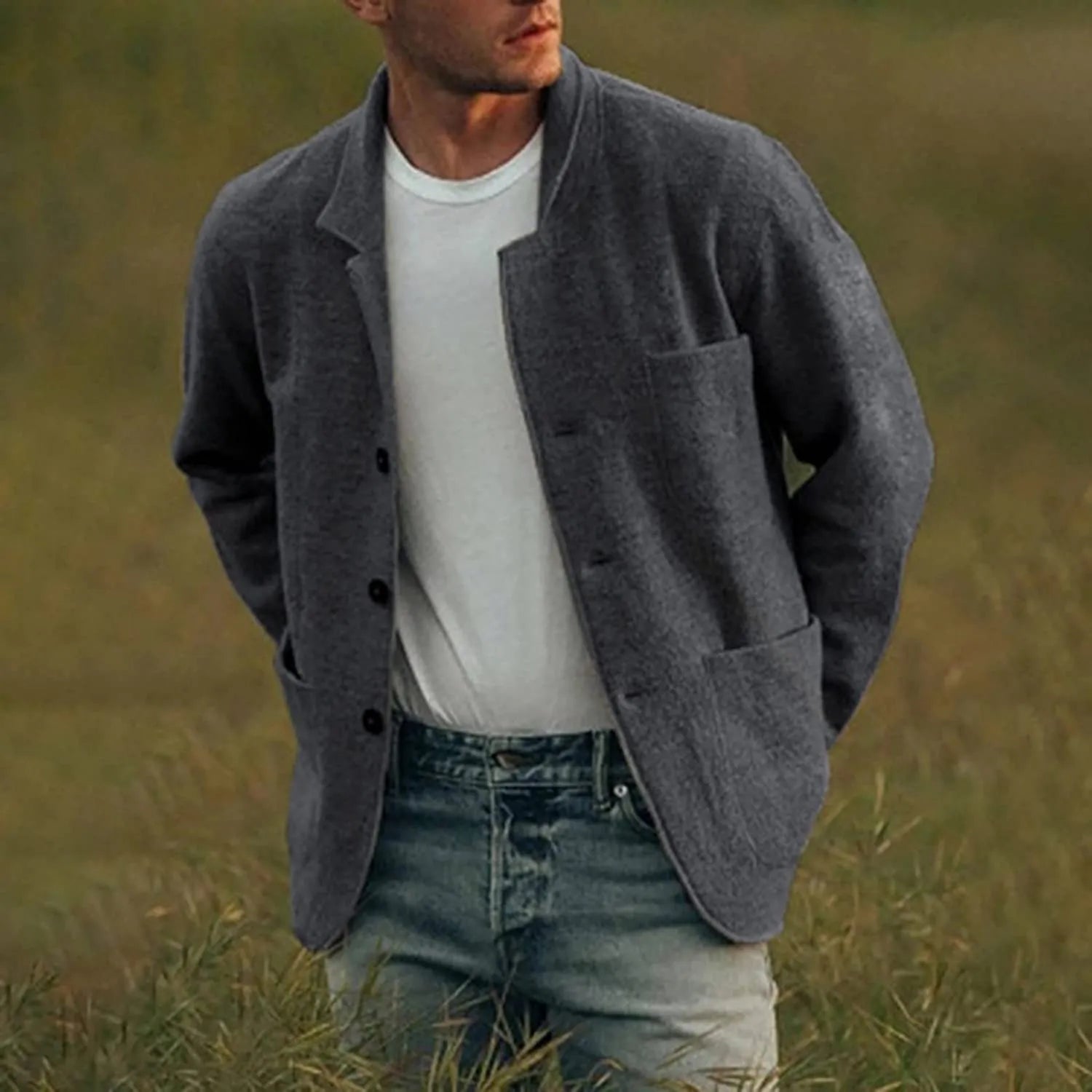 Luvo | Blazer Élégant pour Homme avec Poches