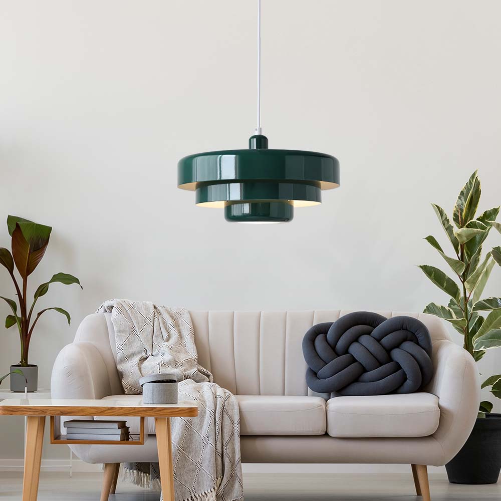 Luvo Retro Three-Tier Iron Pendant Light