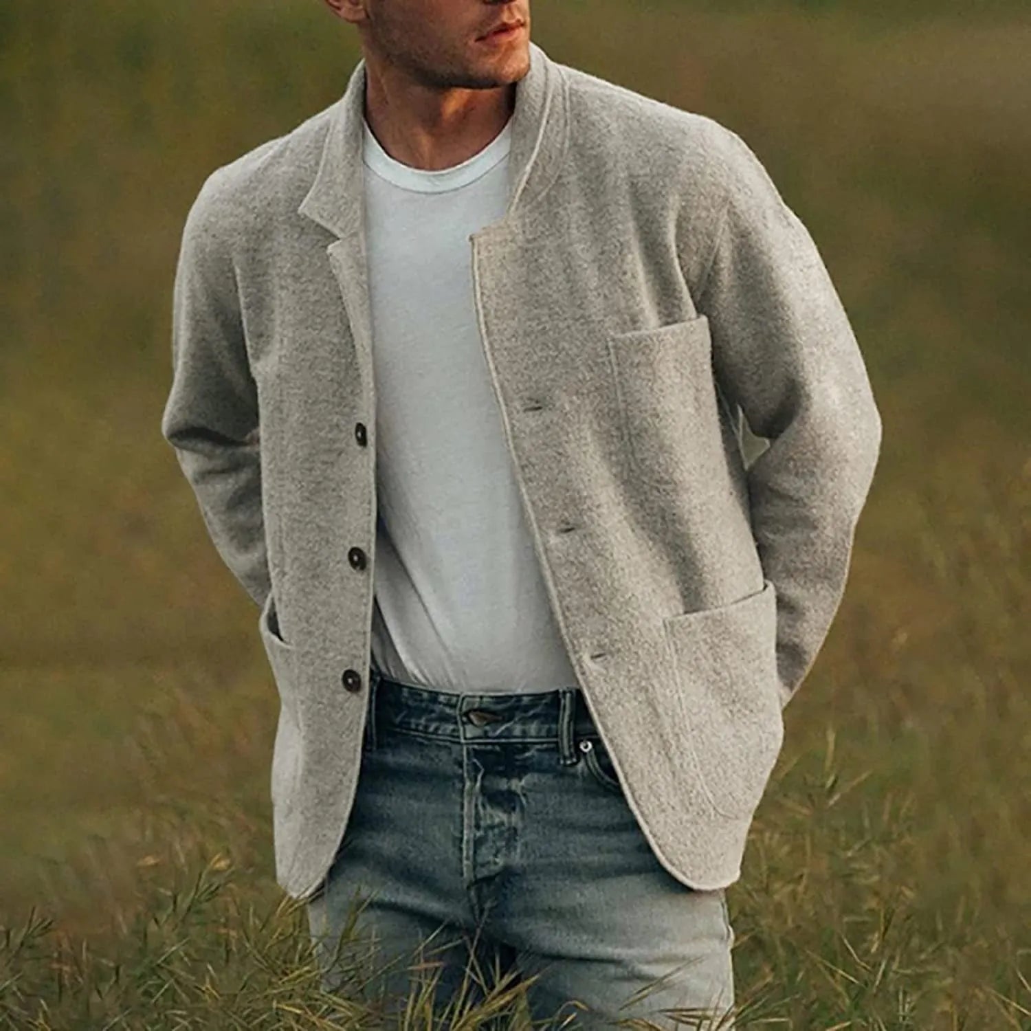 Luvo | Blazer Élégant pour Homme avec Poches