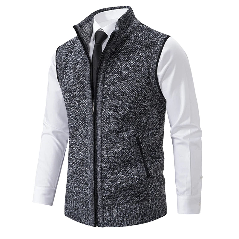 Luvo | Knitted Sleeveless Fleece Vest