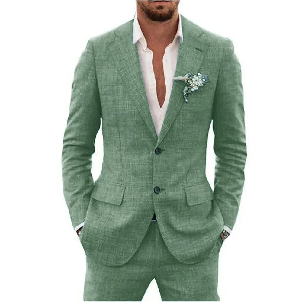 Luvo | Costume d'Été pour Homme – Coupe Slim Deux Pièces