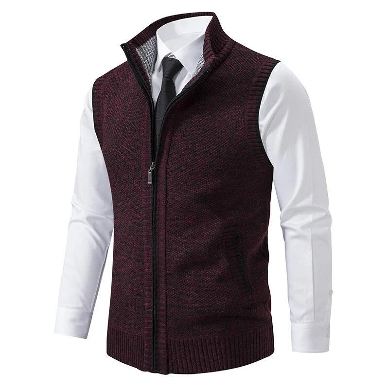 Luvo | Knitted Sleeveless Fleece Vest
