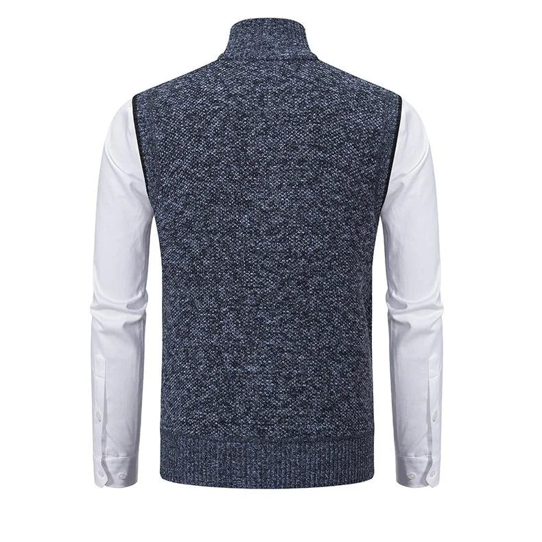 Luvo | Knitted Sleeveless Fleece Vest