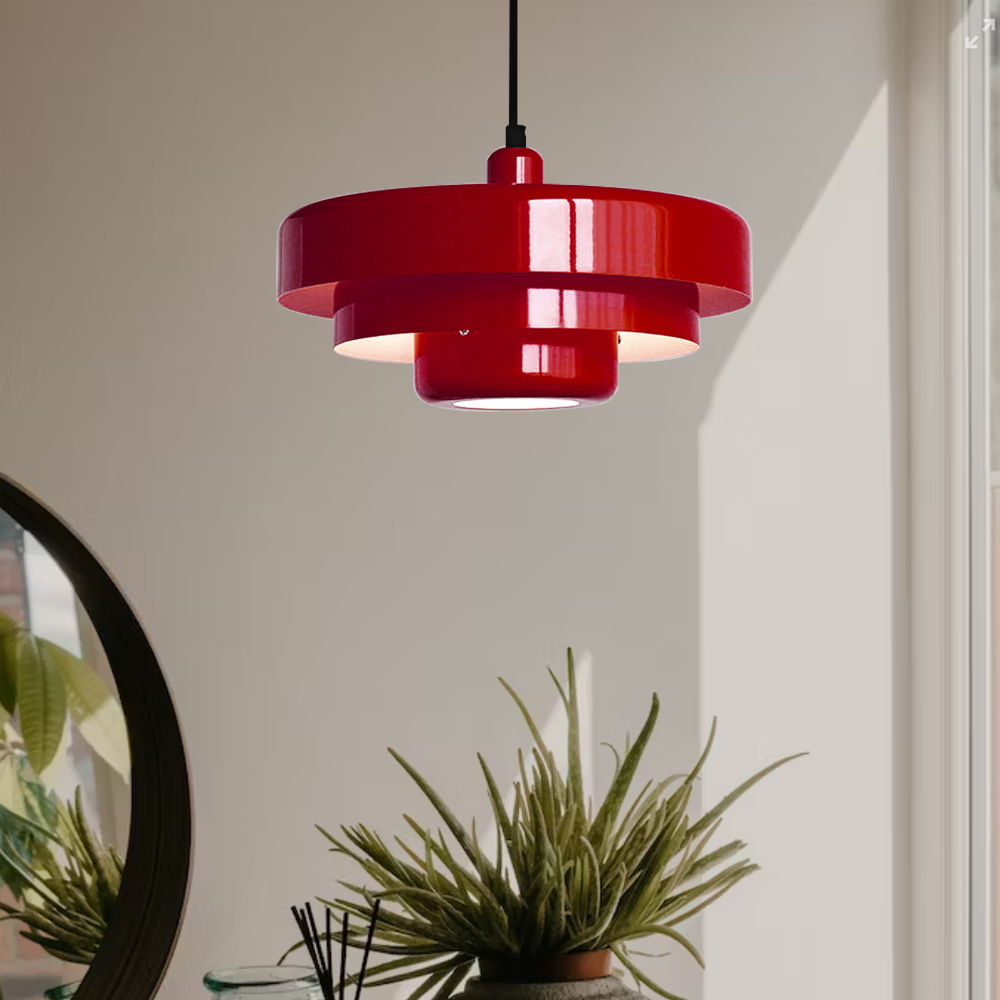 Luvo Retro Three-Tier Iron Pendant Light