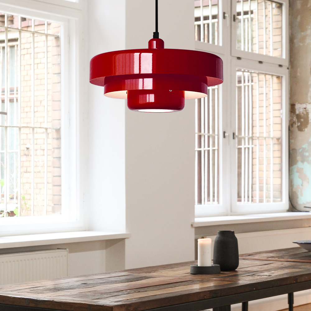Luvo Retro Three-Tier Iron Pendant Light