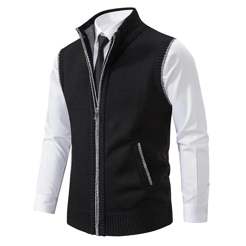 Luvo | Knitted Sleeveless Fleece Vest