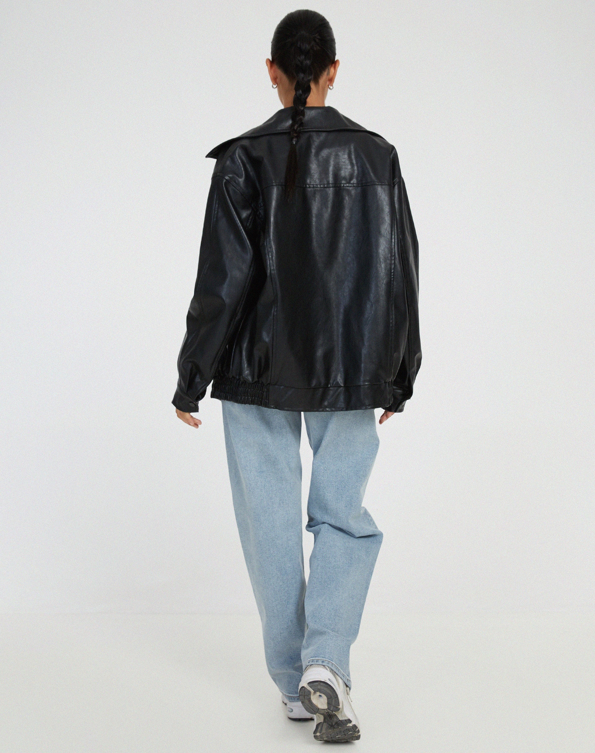 Luvo | Veste en Cuir pour Femme – Modèle Oversize et Ample