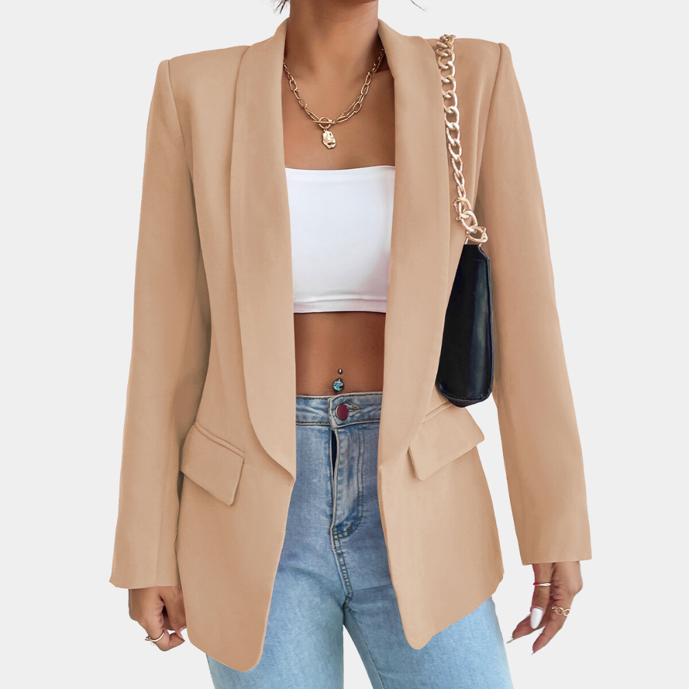 Luvo | Blazer pour Femme – Simple Boutonnage avec Boutonsc