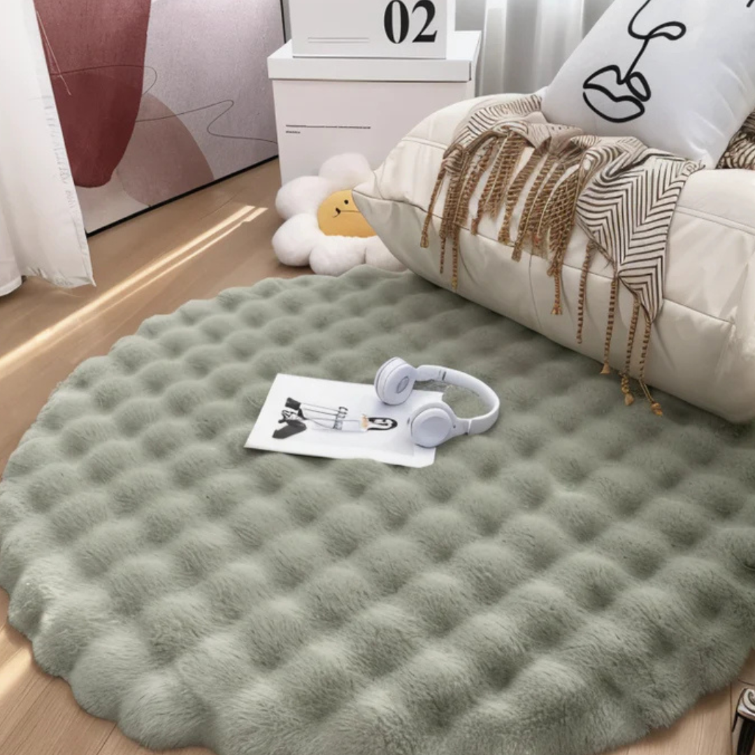 Luvo | Round Fleece Rug 90x90
