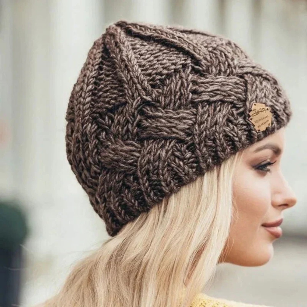 Luvo | Bonnet d’Hiver pour Femme – Tricot Doux et Chaud