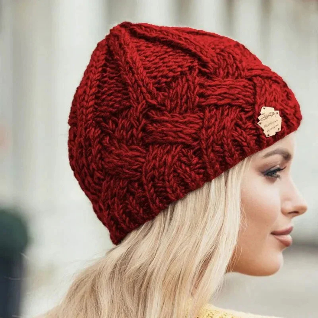 Luvo | Bonnet d’Hiver pour Femme – Tricot Doux et Chaud