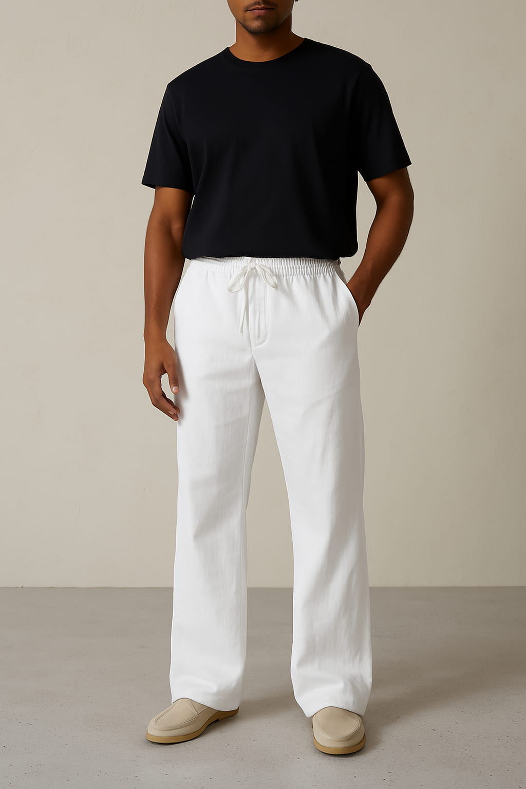 Luvo | Pantalon Large en Lin – Respirant & Confortable