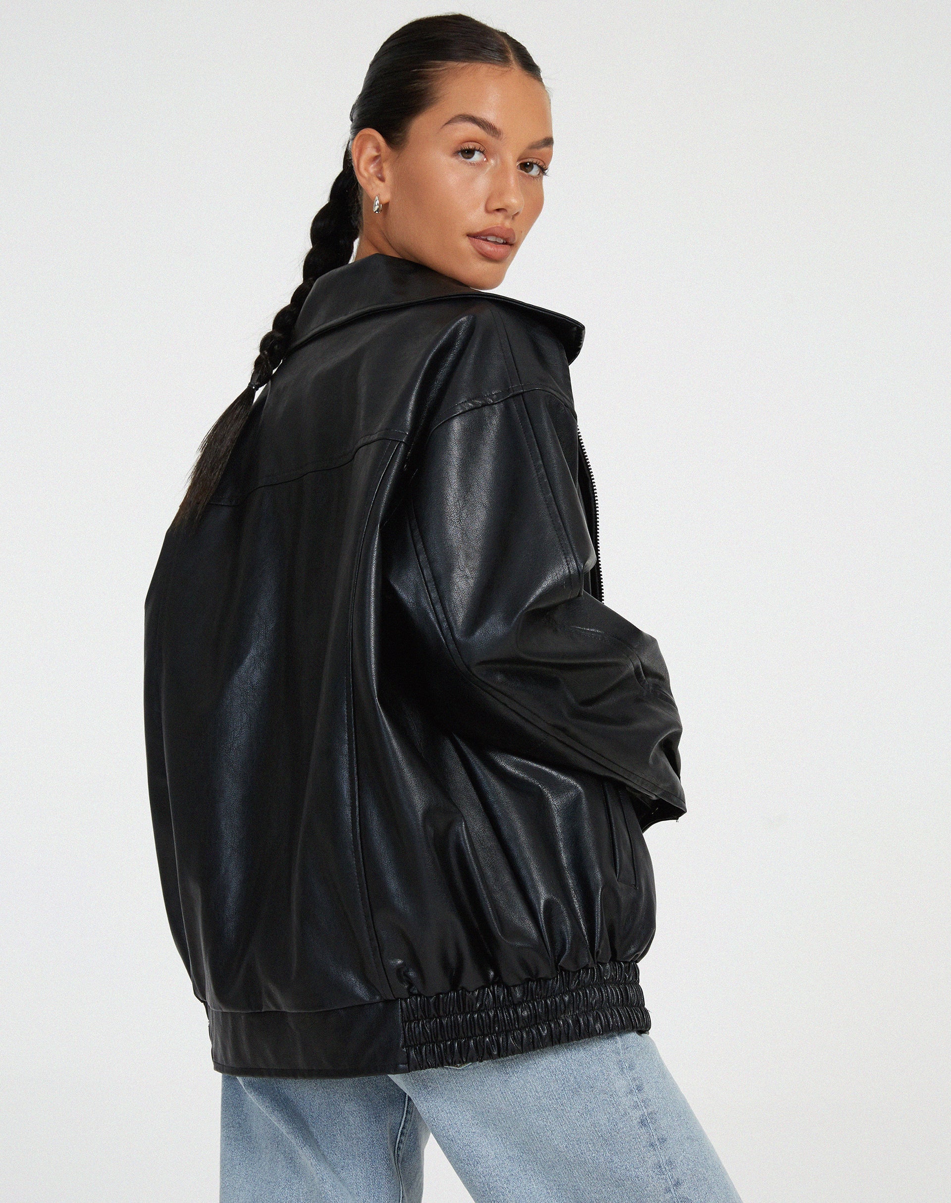 Luvo | Veste en Cuir pour Femme – Modèle Oversize et Ample