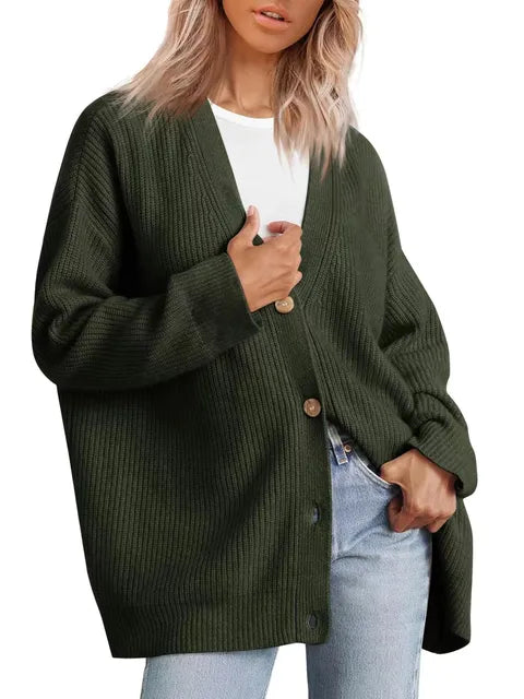 Luvo | Long Cardigan pour Femme – Modèle Ouvert