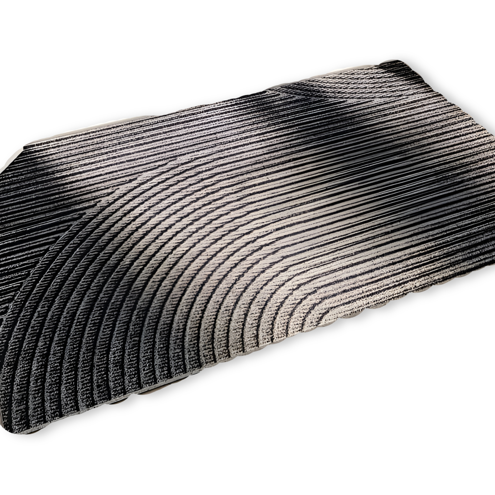 Luvo | Rectangular Non-Slip Doormat with Geometric Pattern