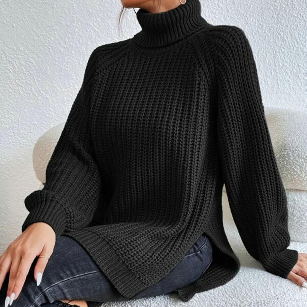 Luvo | Pull à col roulé pour femme à coupe ample – Manches longues