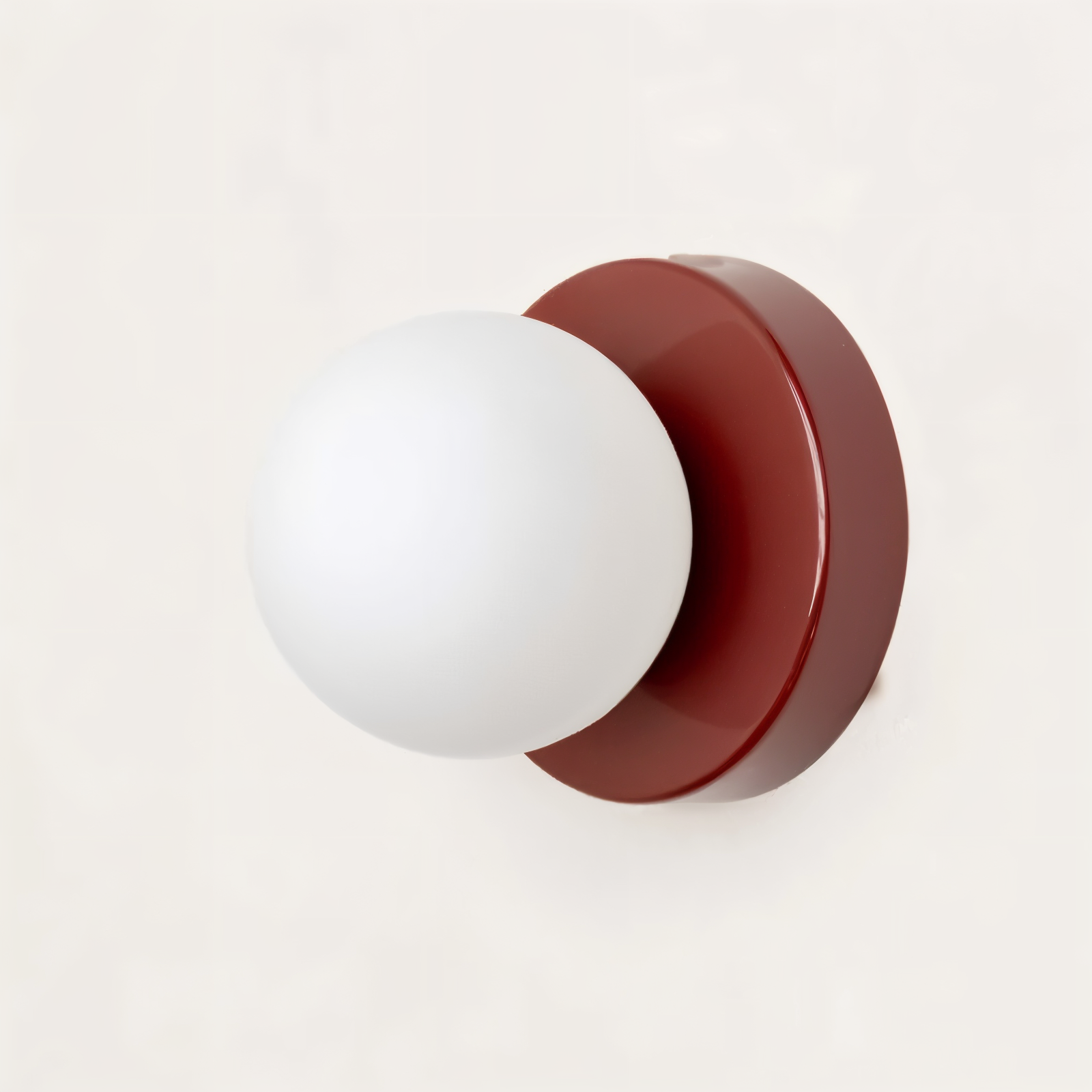 Luvo | Applique Murale à Globe en Verre Blanc – Éclairage LED Intérieur