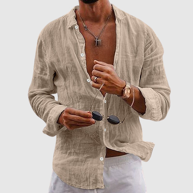 Luvo | Chemise en Lin de Luxe pour Homme – Confort et Élégance
