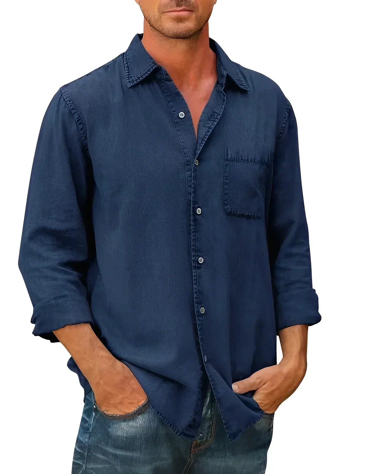 Luvo | Chemise Décontractée pour Homme – Élégante à Boutons avec Coupe Confortable