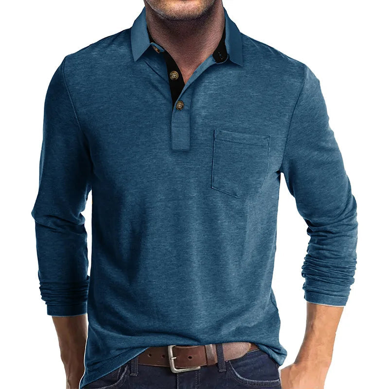 Luvo | Chemise Classique pour Homme à Manches Longues