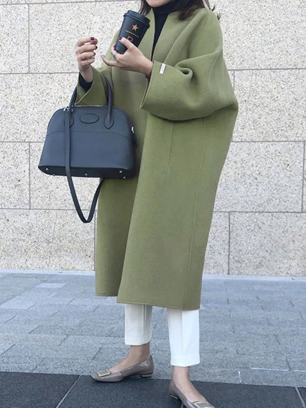 Luvo | Manteau Long en Laine pour Femme - Chaleureux