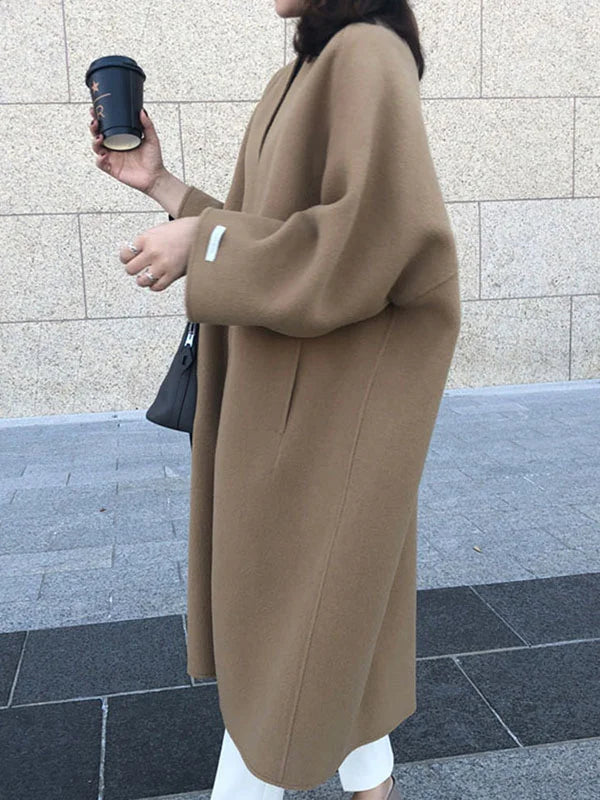 Luvo | Manteau Long en Laine pour Femme - Chaleureux