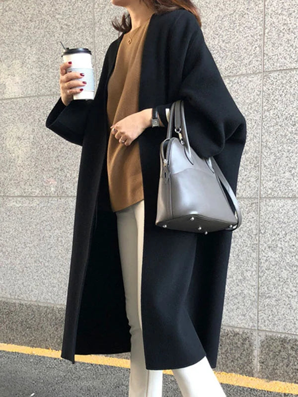 Luvo | Manteau Long en Laine pour Femme - Chaleureux