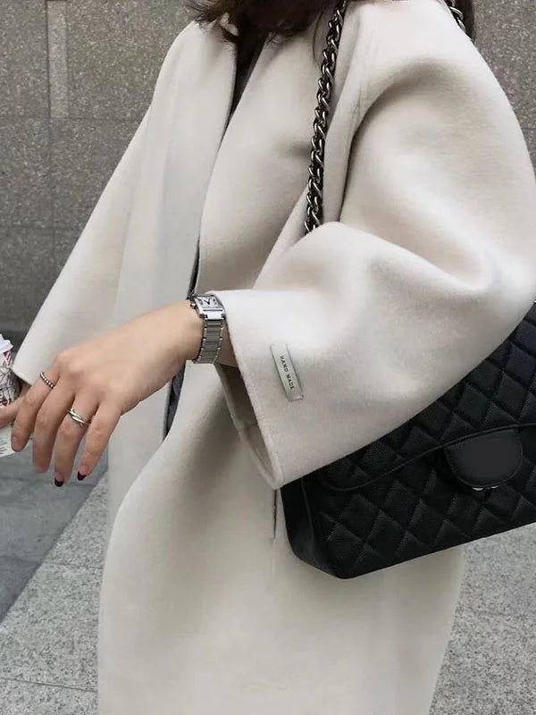 Luvo | Manteau Long en Laine pour Femme - Chaleureux