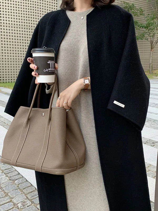 Luvo | Manteau Long en Laine pour Femme - Chaleureux