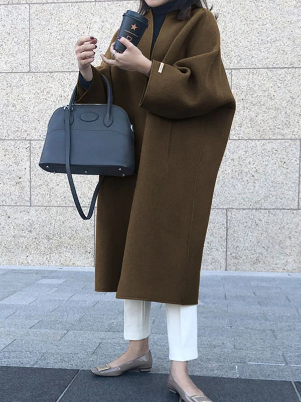 Luvo | Manteau Long en Laine pour Femme - Chaleureux