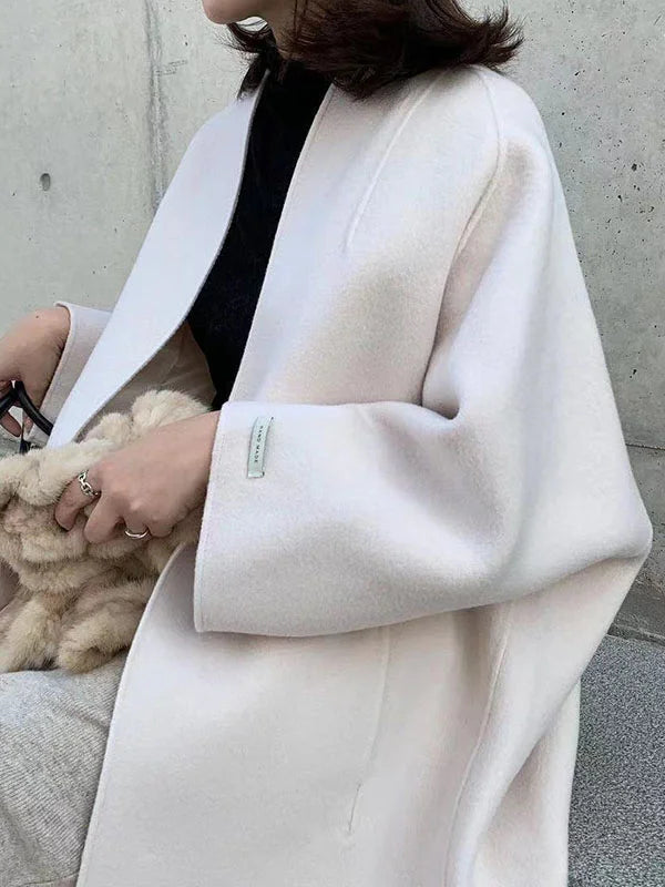 Luvo | Manteau Long en Laine pour Femme - Chaleureux