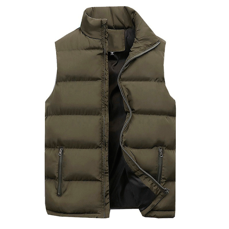 Luvo | Gilet d’Hiver Chaud pour Homme avec Fermeture Éclair