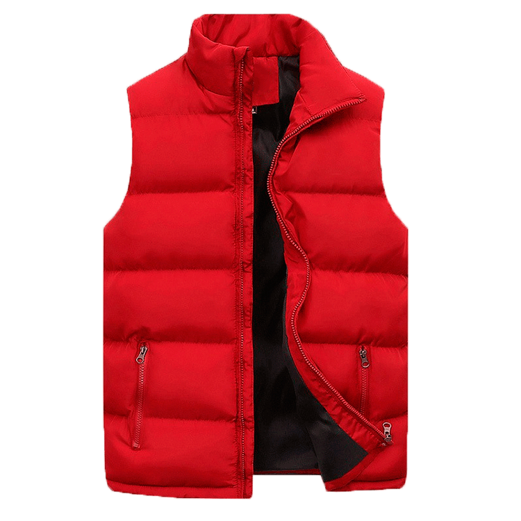 Luvo | Gilet d’Hiver Chaud pour Homme avec Fermeture Éclair