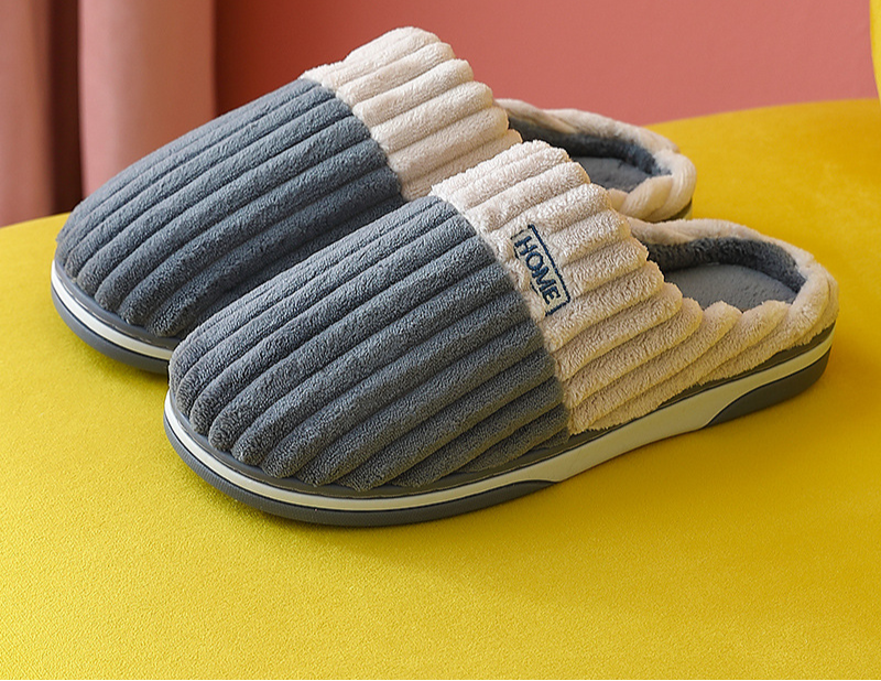Luvo | Chaussons pour Homme – Rayés et Confortables – Hiver