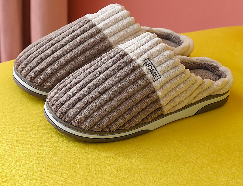Luvo | Chaussons pour Homme – Rayés et Confortables – Hiver