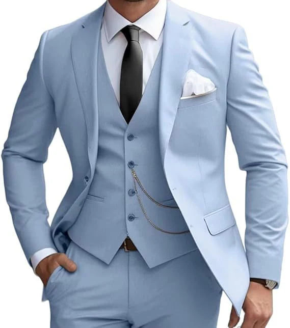 Luvo | Costume Homme Trois Pièces Slim Fit pour Mariages – Moderne et Élégant